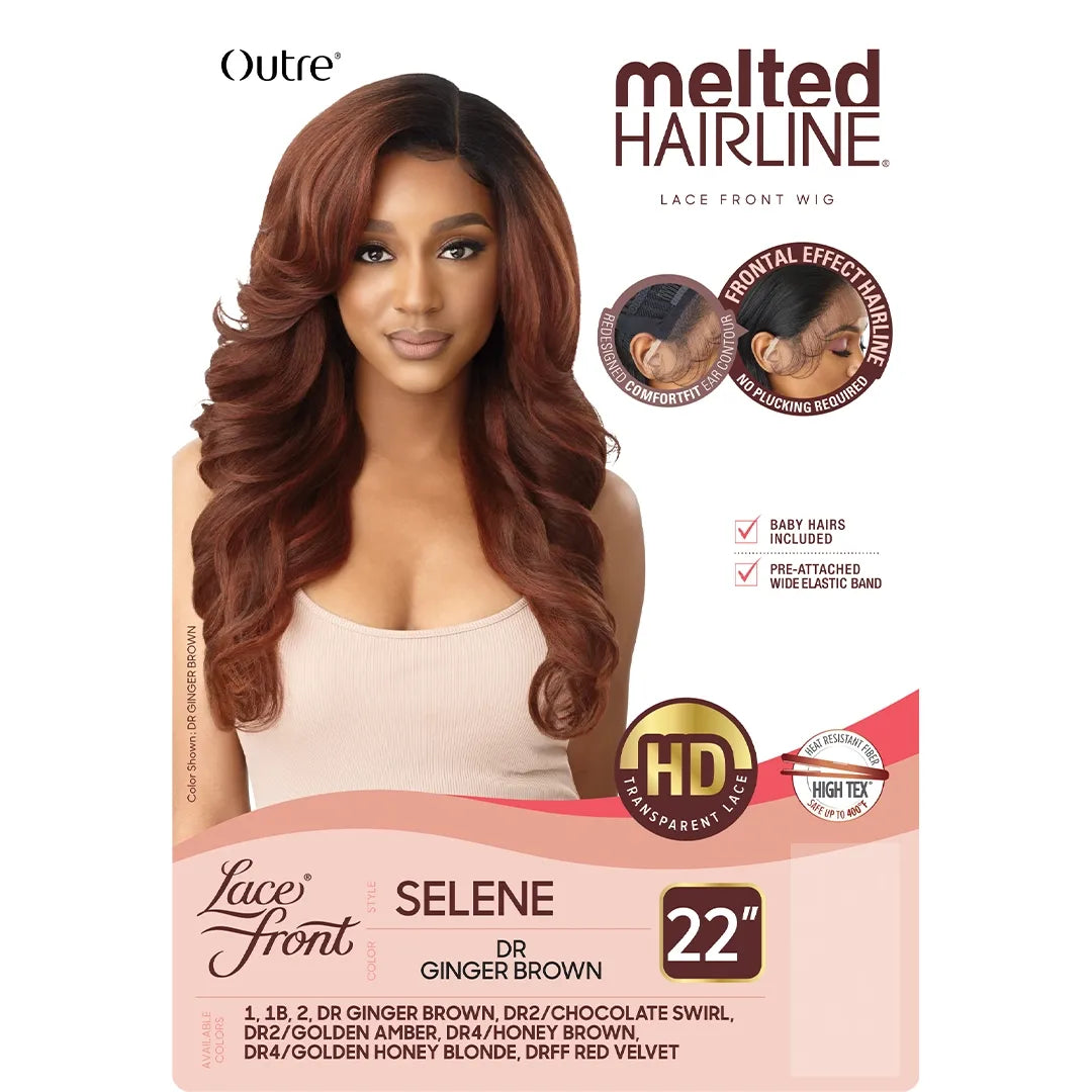 Outre Melted Hairline Synthetic Swiss Lace Front Wig - SELENE