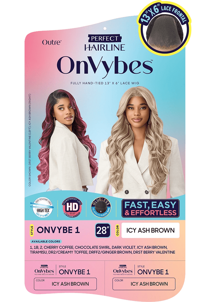Outre Perfect Hairline Glueless HD 13x6 Lace Frontal Wig - Onvybe 1 - Braids and Wigs