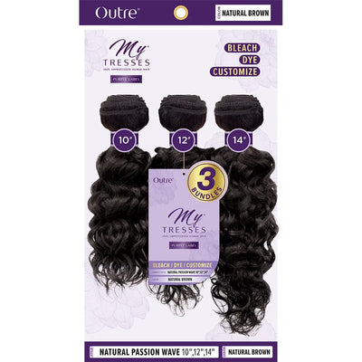OUTRE HH MYTRESSES-PURPLE LABEL-NATURAL PASSION WAVE 14" 16" 18"