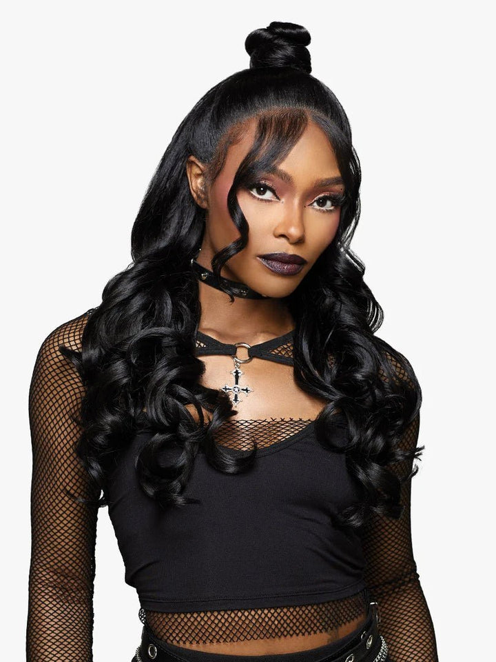 Sensationnel Hexdoll 13x4 Pre - Plucked HD Lace Synthetic Wig - Elvira - Braids and Wigs