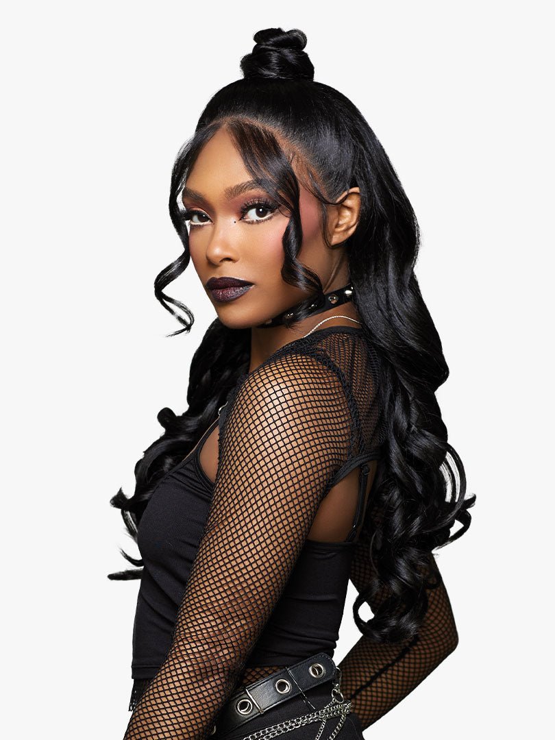 Sensationnel Hexdoll 13x4 Pre - Plucked HD Lace Synthetic Wig - Elvira - Braids and Wigs