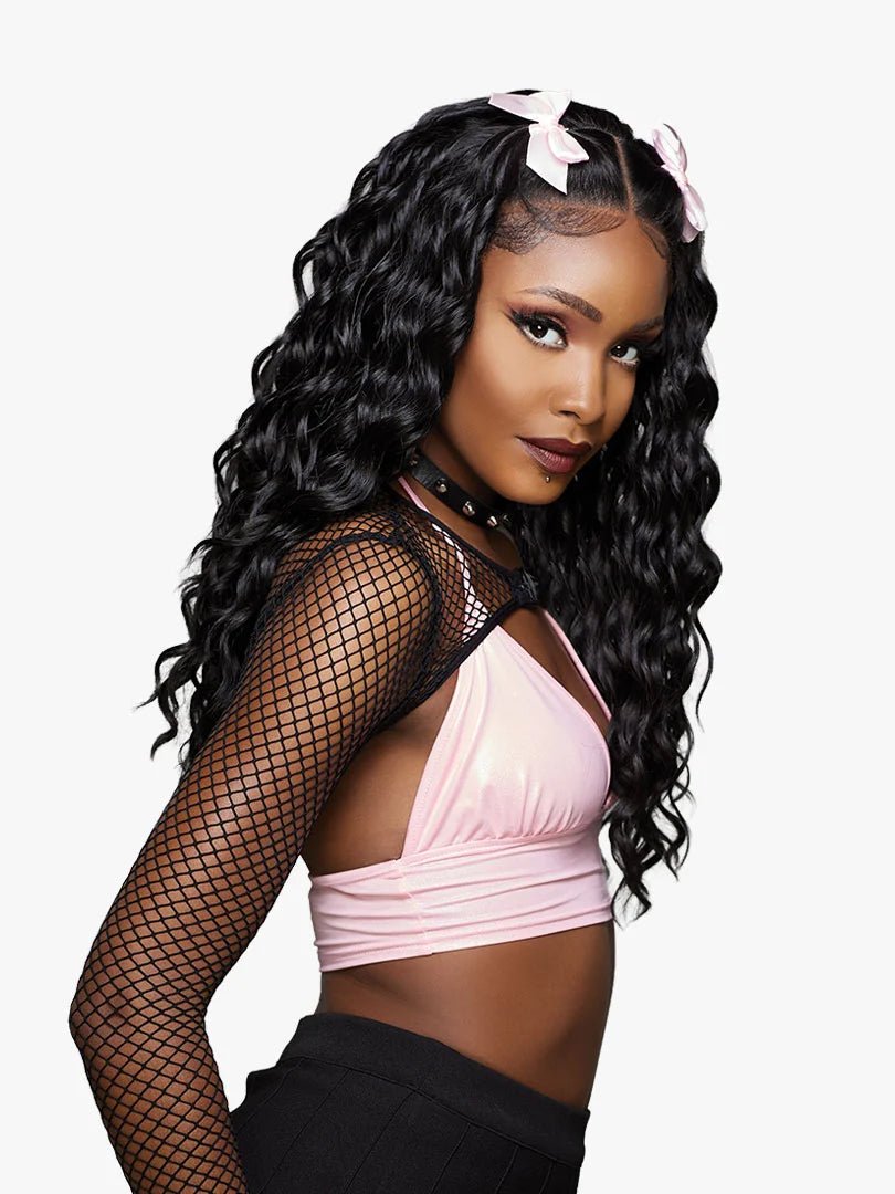 Sensationnel Hexdoll 13x4 Pre - Plucked HD Lace Synthetic Wig - Ember - Braids and Wigs