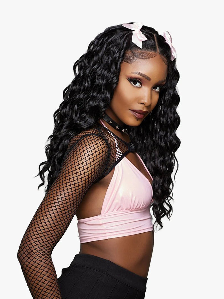 Sensationnel Hexdoll 13x4 Pre - Plucked HD Lace Synthetic Wig - Ember - Braids and Wigs