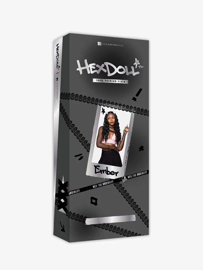 Sensationnel Hexdoll 13x4 Pre - Plucked HD Lace Synthetic Wig - Ember - Braids and Wigs