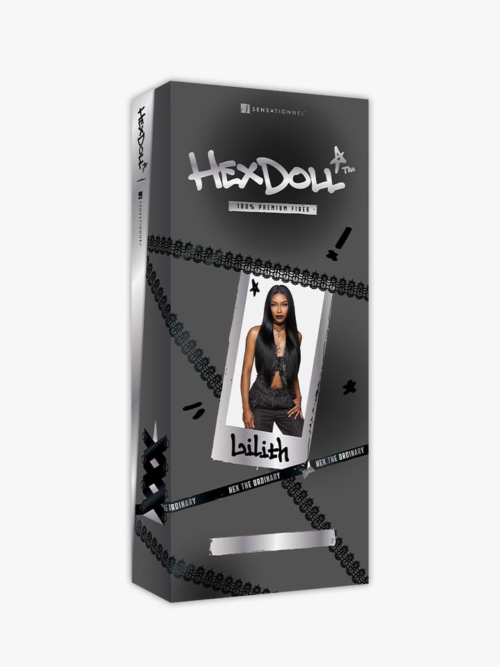 Sensationnel Hexdoll 13x4 Pre - Plucked HD Lace Synthetic Wig - Lilith - Braids and Wigs