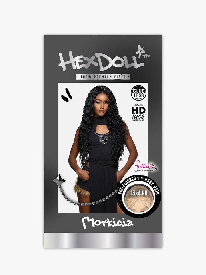 Sensationnel Hexdoll 13x4 Pre - Plucked HD Lace Synthetic Wig - Morticia - Braids and Wigs