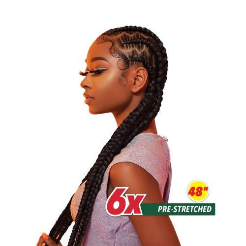Sensationnel X - pression Pre - stretched Synthetic Braid - 6X 48" - Braids and Wigs