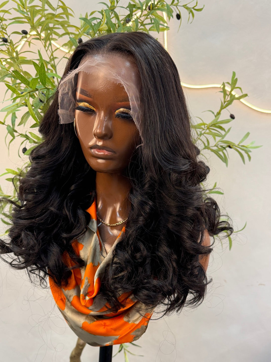 Luxury Human Hair Wig Raw 5x5 22" - Bouncy Curly - Braids and Wigs