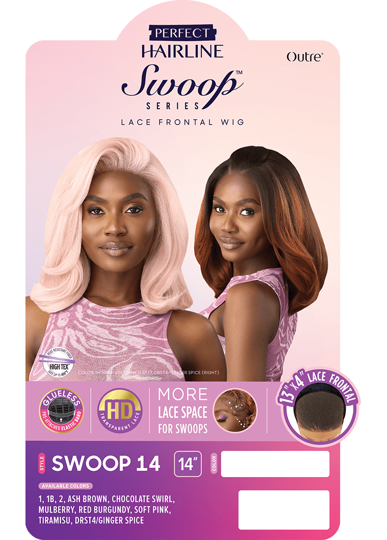 Outre Perfect Hairline Swoop Series 13x4 HD Lace Front Wig - Swoop 14 - Braids and Wigs