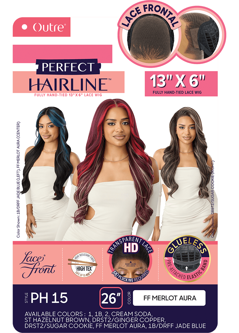 Outre Perfect Hairline Glueless HD 13x6 Lace Frontal Wig - PH 15 - Braids and Wigs