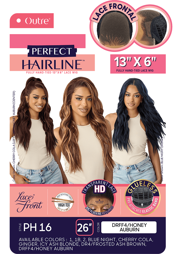 Outre Perfect Hairline Glueless HD 13x6 Lace Frontal Wig - PH 16 - Braids and Wigs