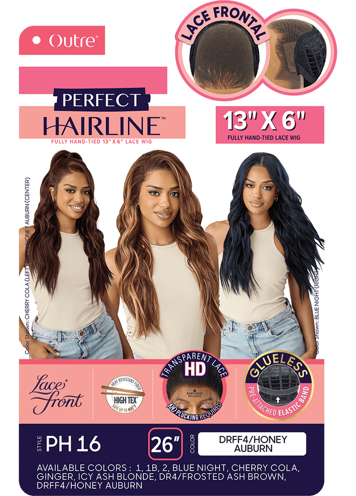 Outre Perfect Hairline Glueless HD 13x6 Lace Frontal Wig - PH 16 - Braids and Wigs