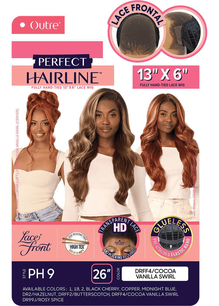 Outre Perfect Hairline Glueless HD 13x6 Lace Frontal Wig - PH 9 - Braids and Wigs