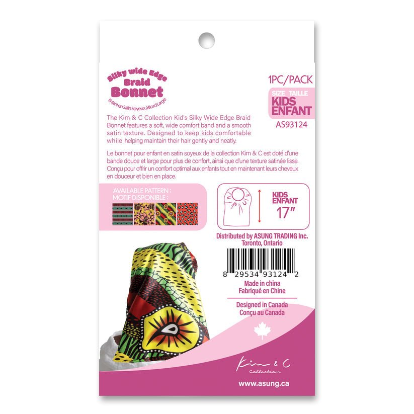 Kim & C Kids Braid Silky Bonnet - Braids and Wigs