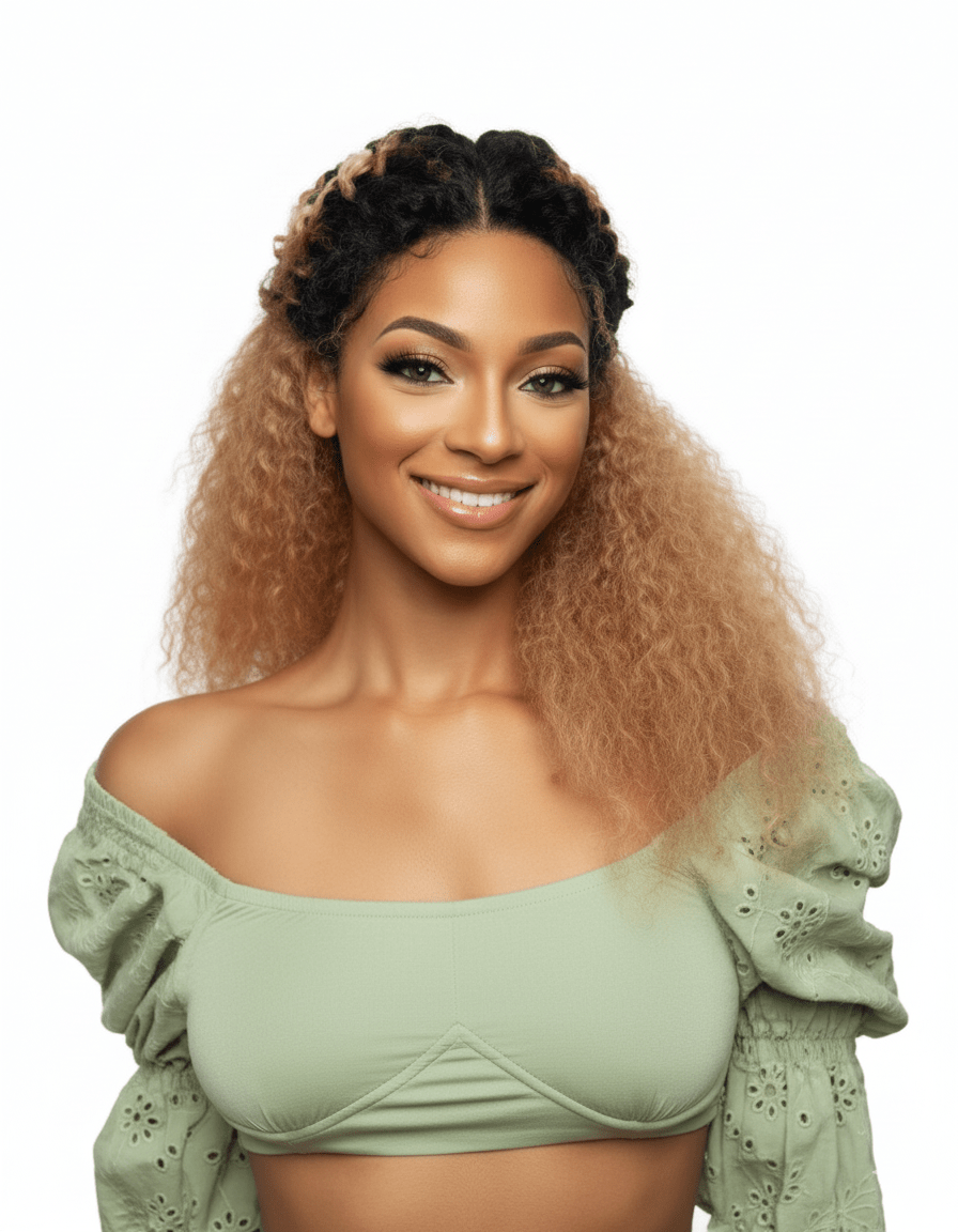 Mane Concept Trill 13A 13"x4" Ear to Ear Deep Lace Front Wig - TRE2301 Soft Crimp 22" - Braids and Wigs