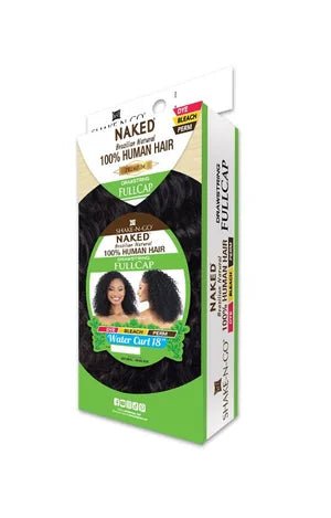 Shake N Go Freetress Naked Premium Synthetic Half Wig - Water Curl 18" - Braids and Wigs