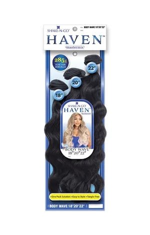 Shake N Go Organique Mastermix Weave - Haven Body Wave 18"/20"/22" (3pcs) - Braids and Wigs