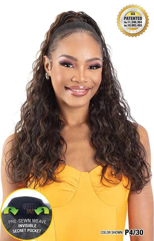 Shake N Go Freetress Organique Pony Pro Secret Pocket Ponytail - Breezy Wave 24" - Braids and Wigs