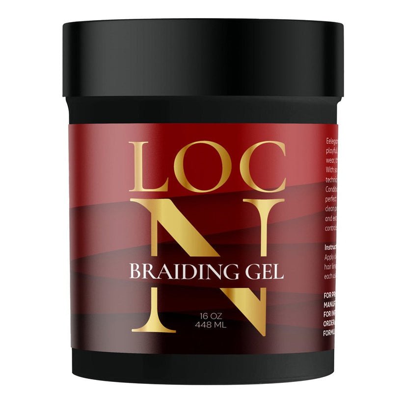 Loc N Twists Braids Wave Edge Gel Extra Hold (16oz) - Braids and Wigs