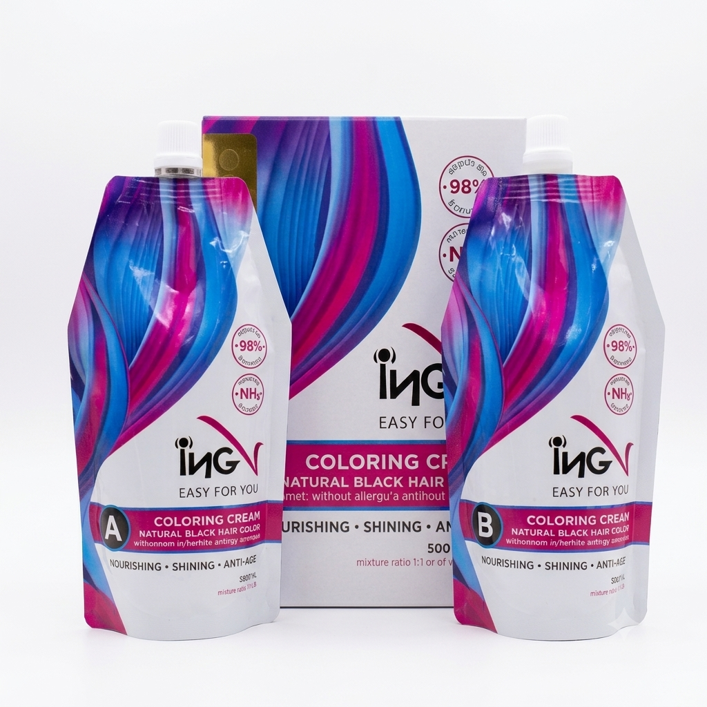 Ing V Coloring Cream - Natural Black Hair Color