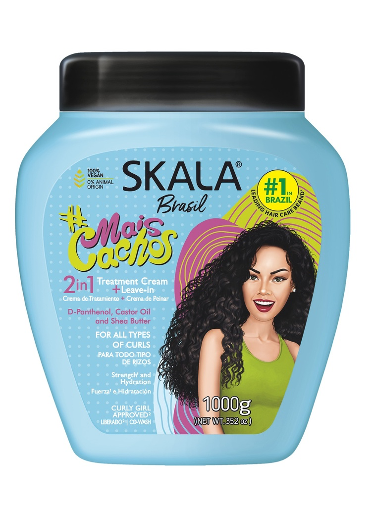 Skala Brasil Mais Cachos / Perfect Curls 2-in-1 Conditioning Treatment (35.2 oz)
