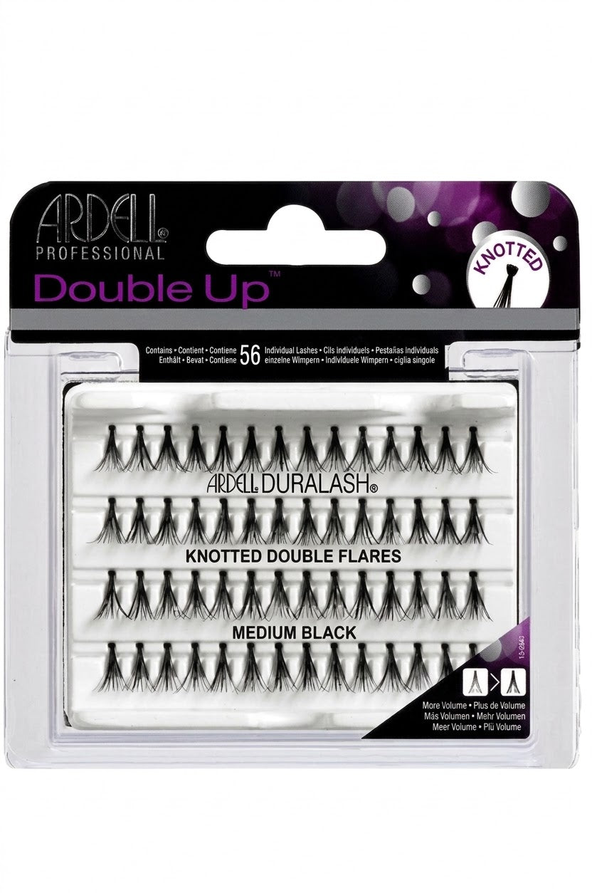Ardell Double Up Individuals [Knotted Double Flares] - Medium