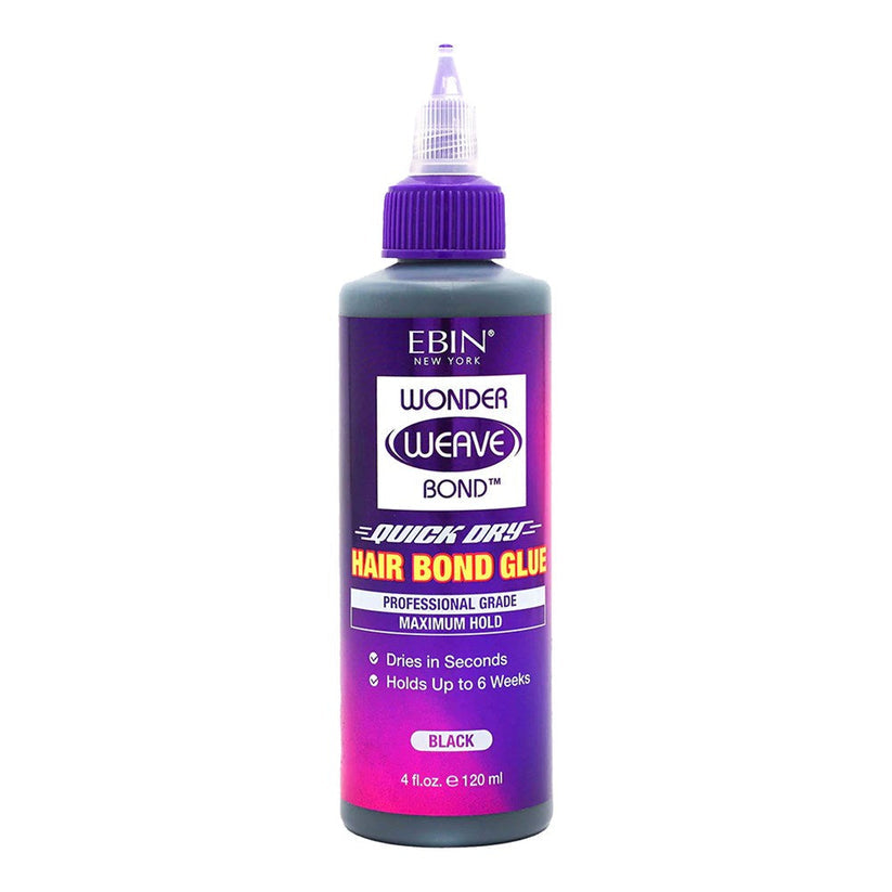 Ebin Wonder Weave Bond Hair Bond Glue - Black (4oz)