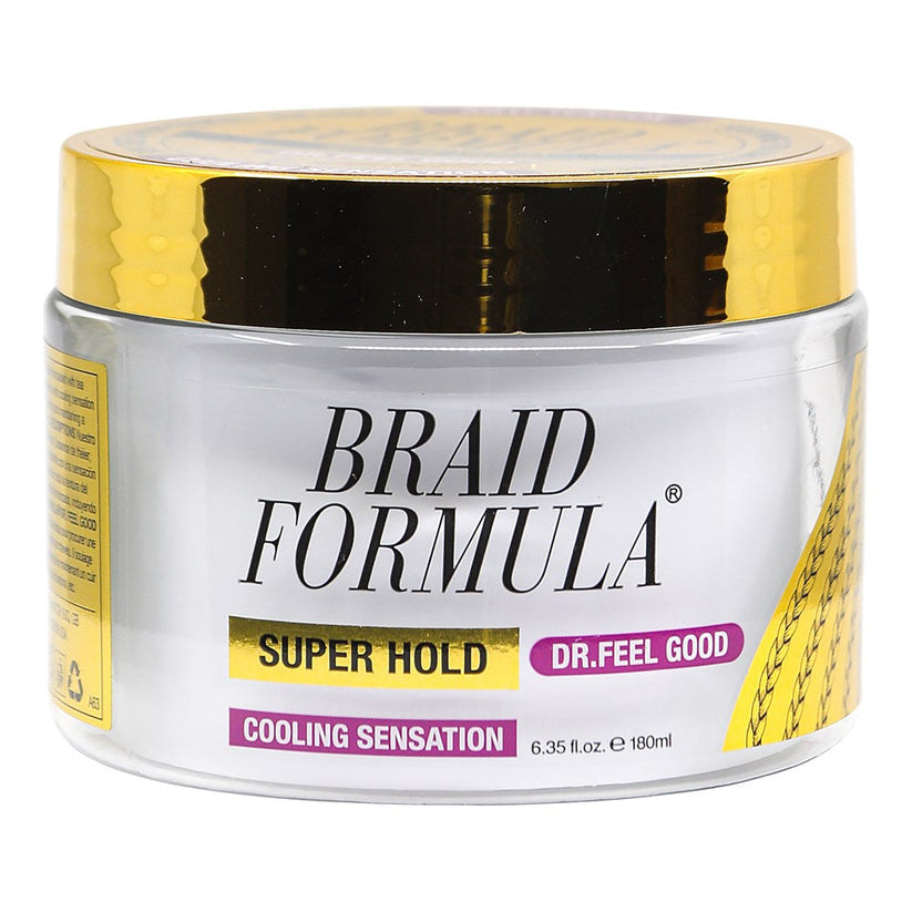 Ebin Braid Formula Dr. Feel Good Conditioning Gel - Menthol Super Hold (6.53oz/180ml)