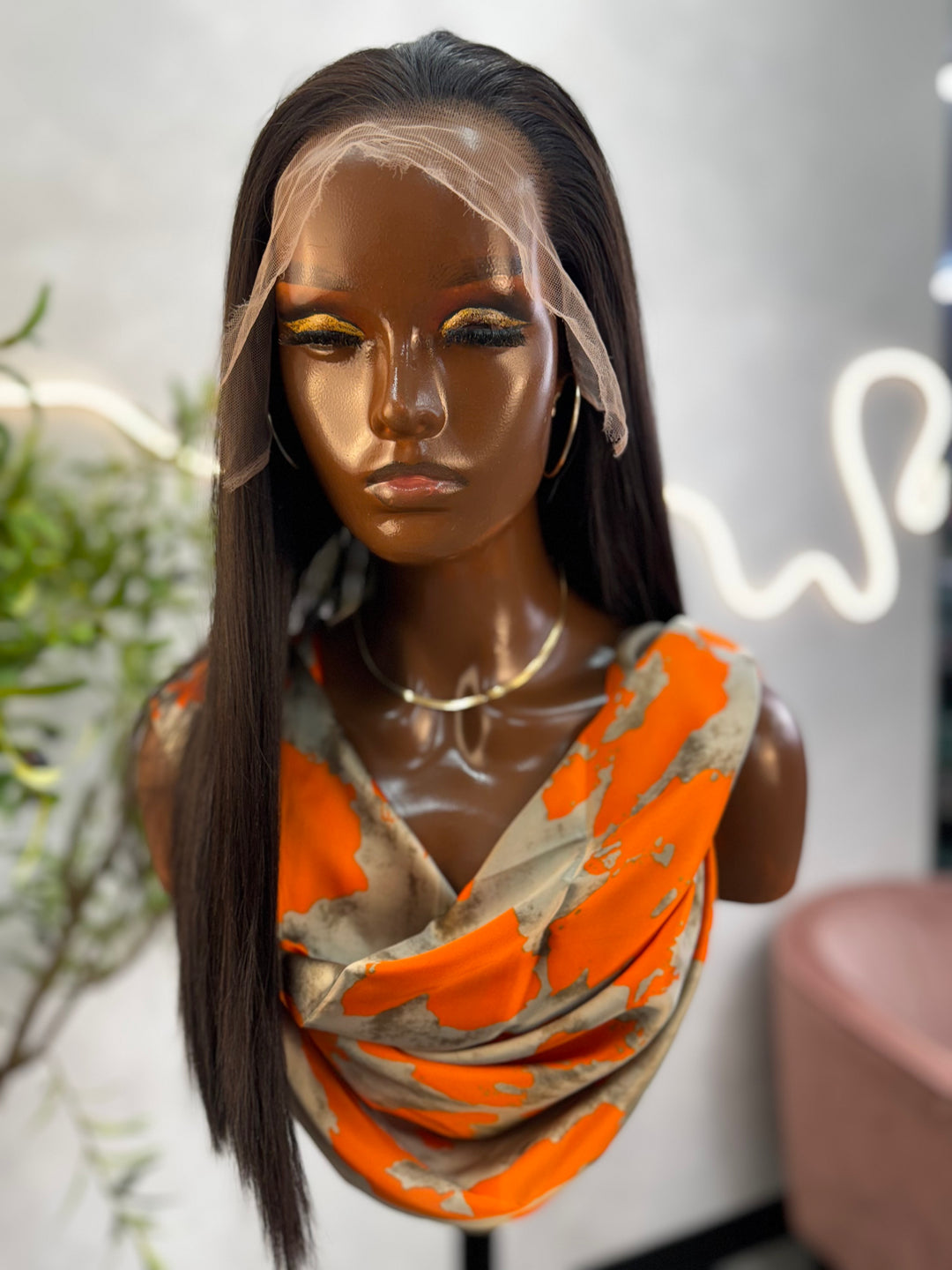 Luxury Human Hair Wig HD 13x4 20" - Bone Straight