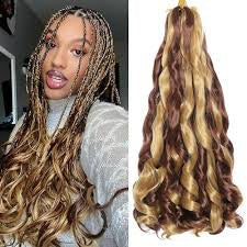 French Curl Braiding Hair 24 Inch