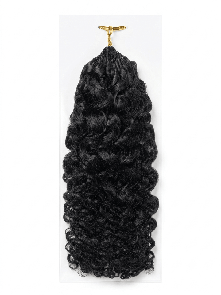 100% Human Hair Miracle Knots Crochet Braids 16” Burmese Curls Hair Extensions