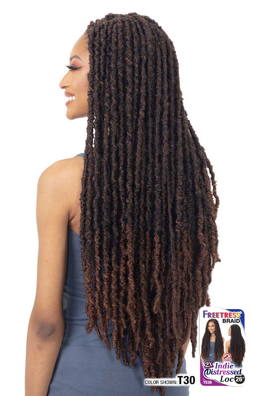 Shake-N-Go 2X Indie Distressed Loc 26" – Freetress