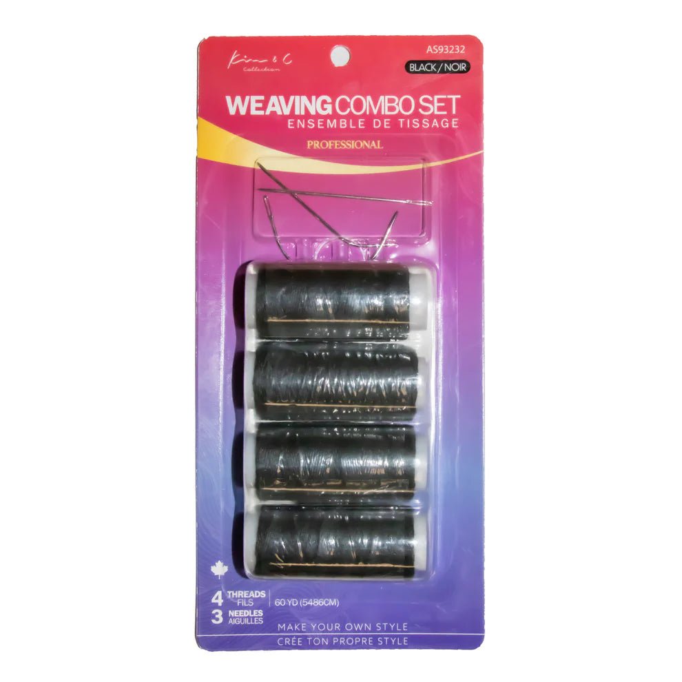 KIM & C 7PCS Thread and Needle Weaving Combo Set - Braids and Wigs