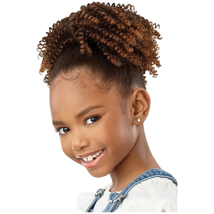 OUTRE  LIL LOOKS DRAWSTRING PONYTAIL - Springy Coils 8"