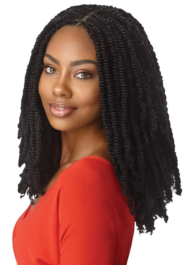 Outre X - Pression Twisted Up Crochet Braid - 2X Springy Afro Twist 12" - Braids and Wigs