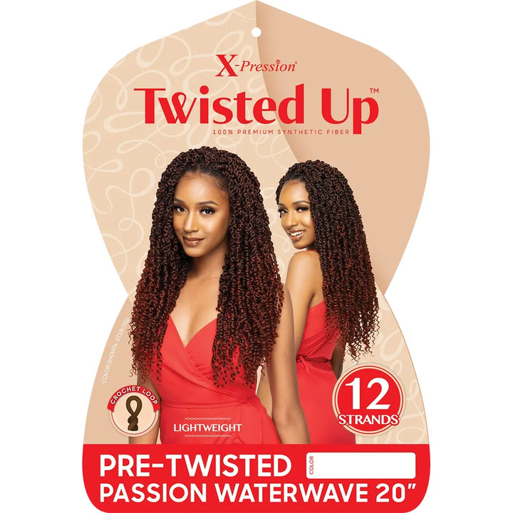 OUTRE X-pression Twisted Up - PRE-TWISTED PASSION WATERWAVE 20”