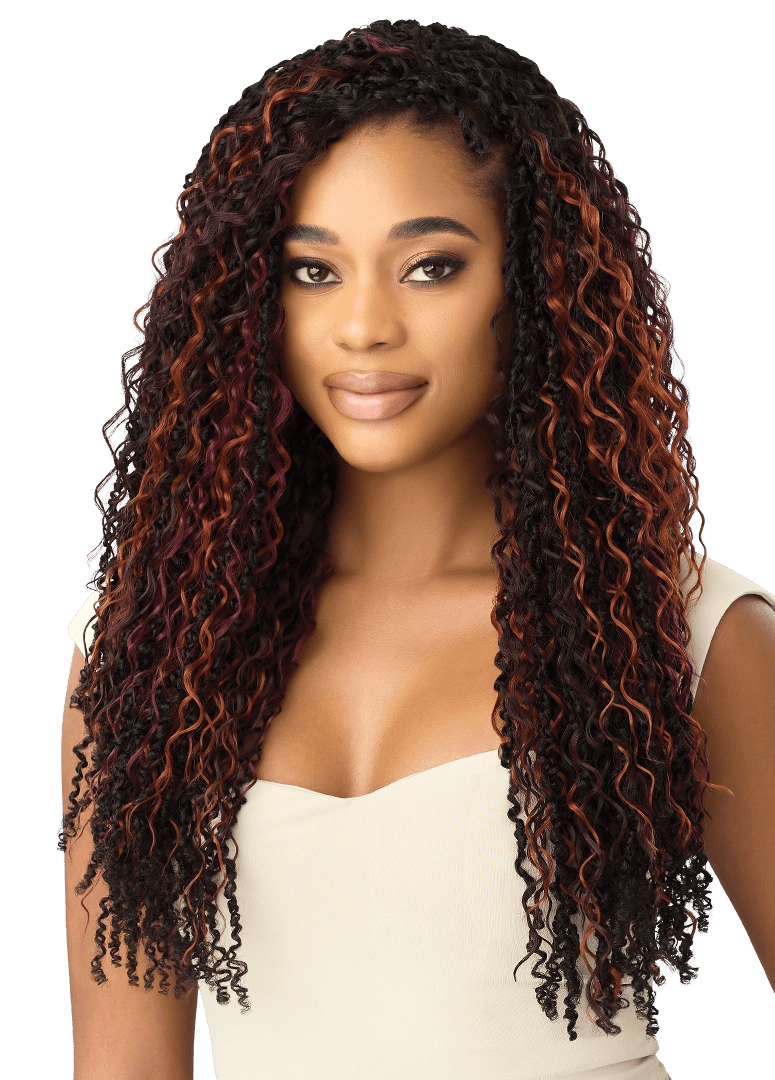 Outre Crochet Braids X - Pression Twisted Up Hyper Borabora Flow Twist 18" 3X - Braids and Wigs