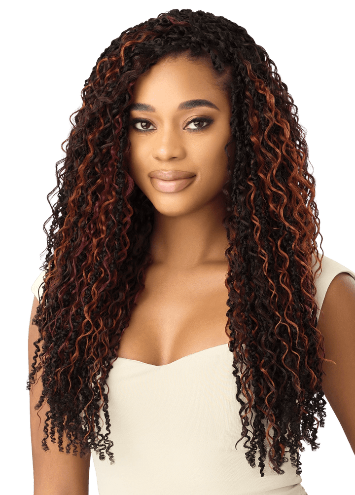 Outre Crochet Braids X - Pression Twisted Up Hyper Borabora Flow Twist 18" 3X - Braids and Wigs