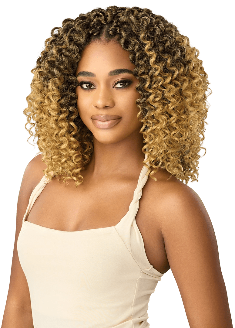 Outre X - Pression Twisted Up 6X Lala Wand Curl Crochet Braid 8" 9" 10" - Braids and Wigs