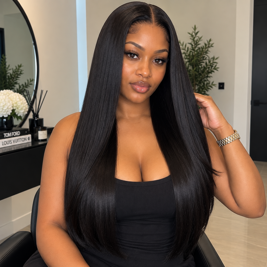 Luxury Virgin Human Hair Bundle – Bone Straight