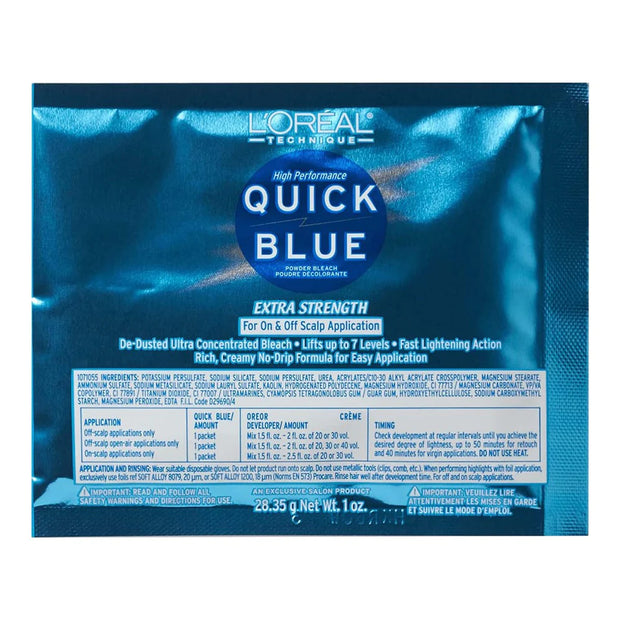 L'OREAL Quick Blue Powder Bleach Packet (1oz)