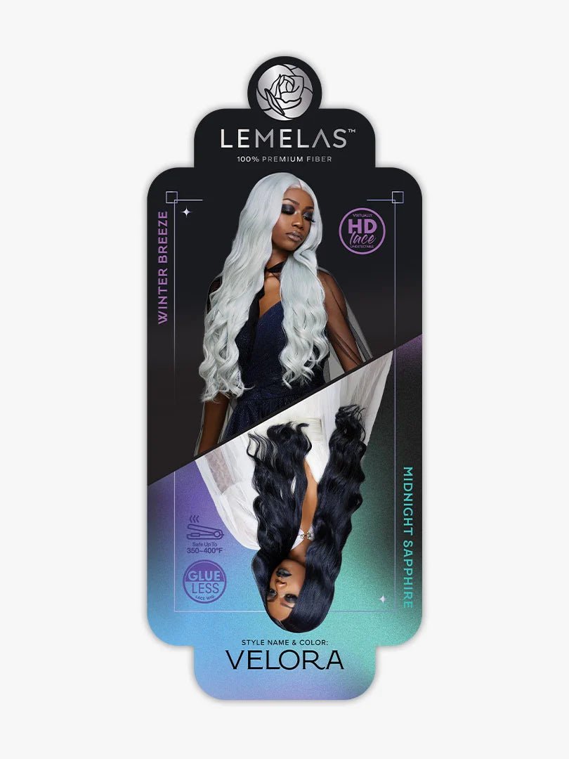 Sensationnel Lemelas Pre - Plucked HD Lace Synthetic Wig - Velora - Braids and Wigs