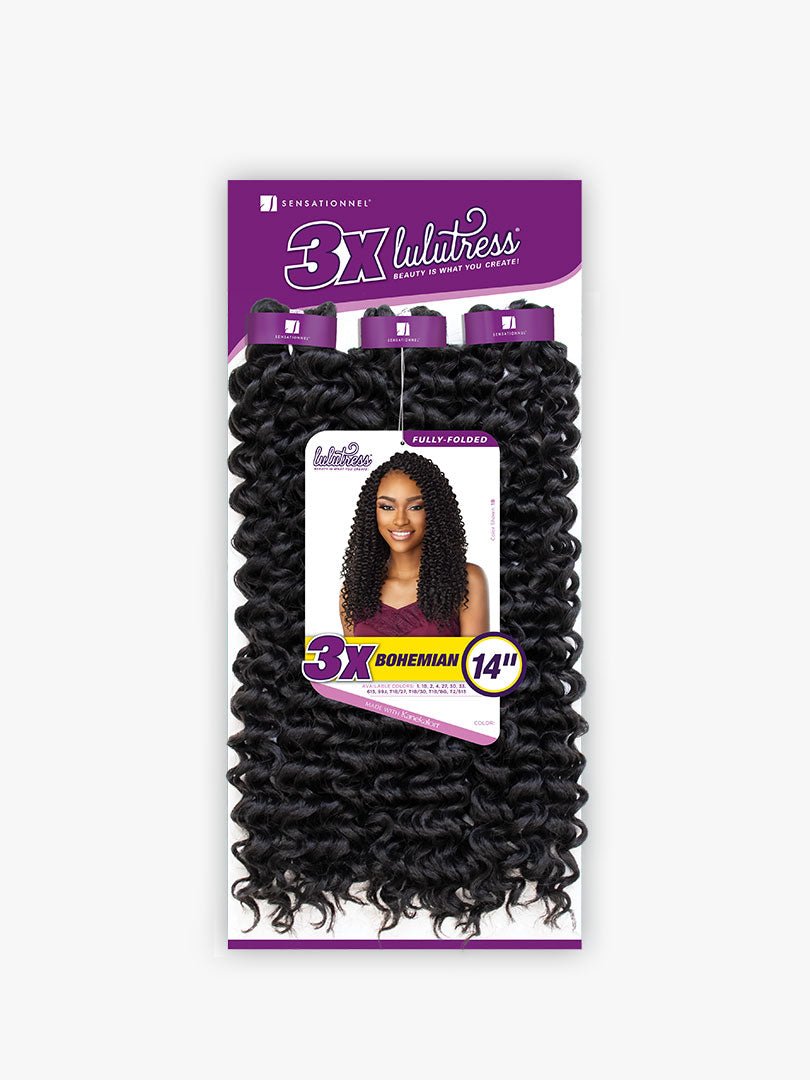 Sensationnel Lulutress Crochet Braid 3x Bohemian 14" - Braids and Wigs