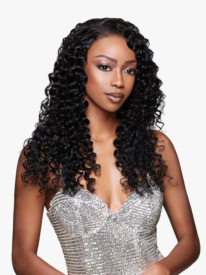 Sensationnel Lunique 15A 100% Virgin Remy Human Hair 2x6 HD Lace Closure - Euro Deep 12" - Braids and Wigs