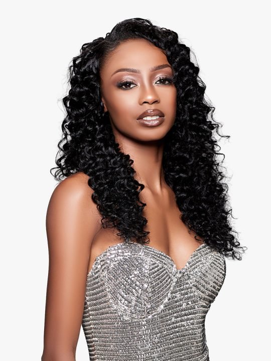 Sensationnel Lunique 15A 100% Virgin Remy Human Hair 2x6 HD Lace Closure - Euro Deep 12" - Braids and Wigs