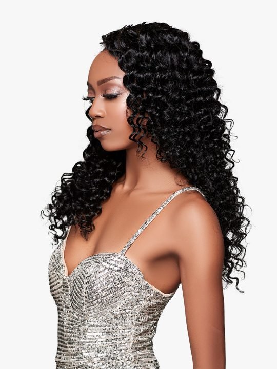 Sensationnel Lunique 15A 100% Virgin Remy Human Hair 2x6 HD Lace Closure - Euro Deep 12" - Braids and Wigs
