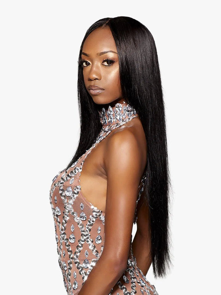 Sensationnel Lunique 15A 100% Virgin Remy Human Hair 2x6 HD Lace Closure - Straight 12" - Braids and Wigs