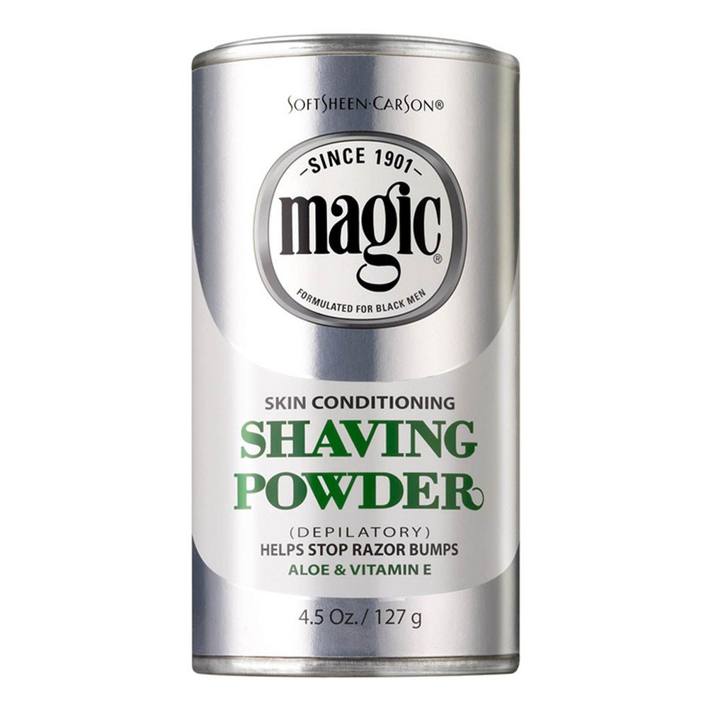 Magic Shaving Powder Skin Conditioning [Platinum] (4.5Oz) – Braids and Wigs