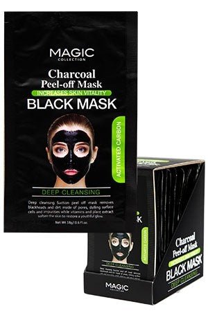 Magic Collection Charcoal Peel Off Black Mask Pouch - Braids and Wigs