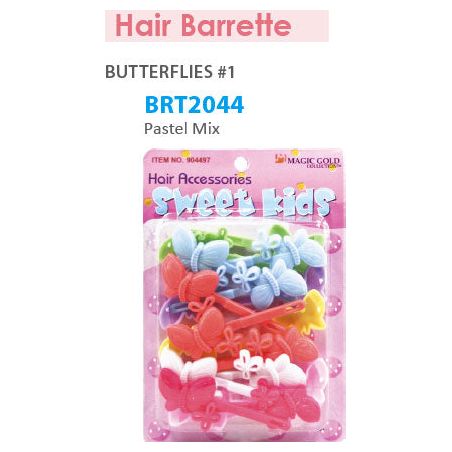 Barrette - Butterflies Pastel Mix